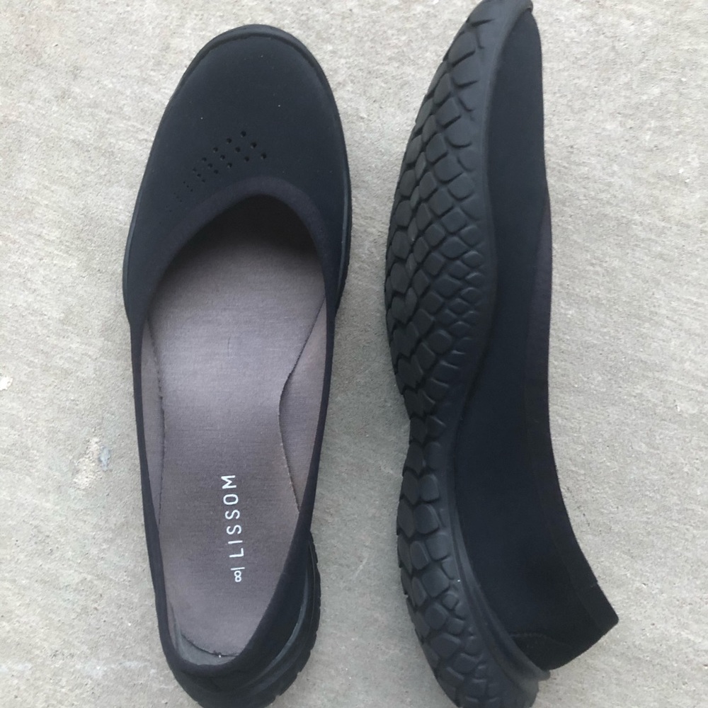 Black Lissom Flytes Lightweight Ballet Flats